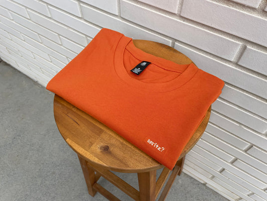 spritz? limited edition embroidered tee (burnt orange)