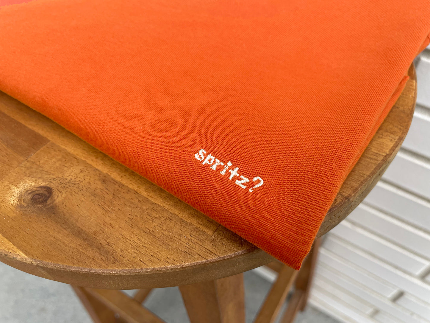 spritz? limited edition embroidered tee (burnt orange)